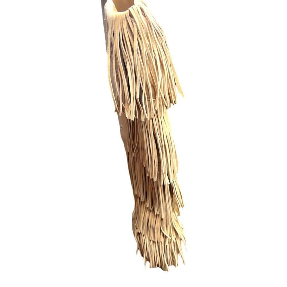 ▶️ Vince Camuto ◀️ Panaryaz Knee High Suede Fringe. Sz 9 - Picture 4 of 17